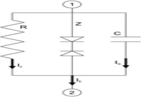 Electrical Equivalent Circuit of Surge Arresters 